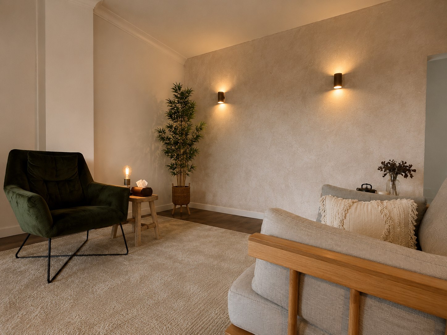 The consulting room at Jackson Hill Psychology, Miami, Gold Coast
